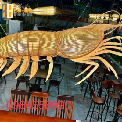 ĐÈN LỒNG MÂY TRE TÔM