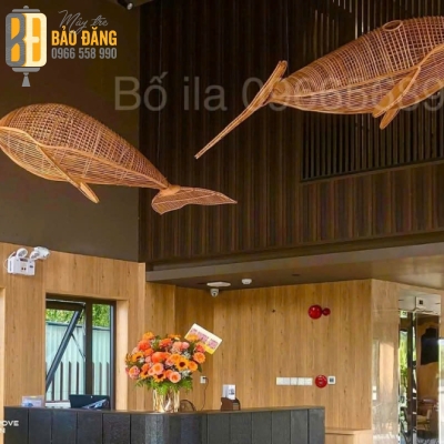 ĐÈN LỒNG MÂY TRE CÁ VOI 1