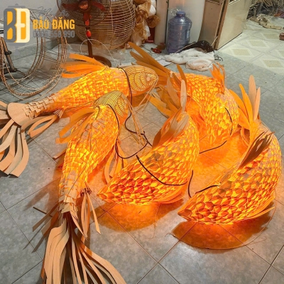 ĐÈN LỒNG CÁ CHÉP HÓA RỒNG