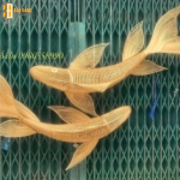 ĐÈN LỒNG MÂY TRE CÁ CHÉP 01