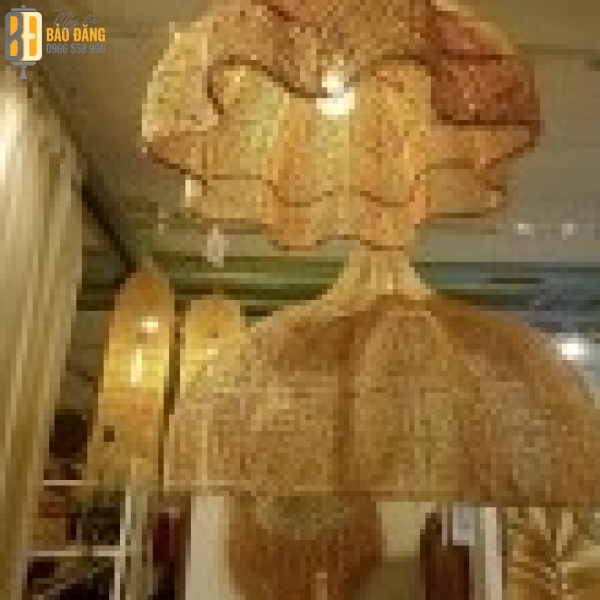 ĐÈN LỒNG MÂY TRE BÍ NGÔ