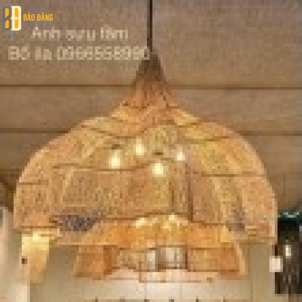 ĐÈN LỒNG MÂY TRE BÍ NGÔ