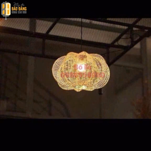 ĐÈN LỒNG MÂY TRE BÍ NGÔ 01