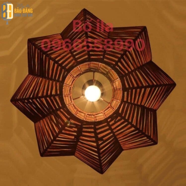 ĐÈN LỒNG MÂY TRE BÍ NGÔ 01