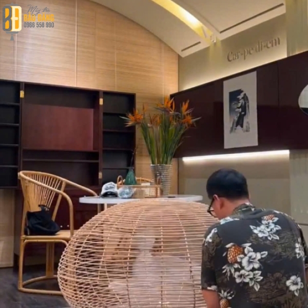 ĐÈN LỒNG MÂY TRE QUẢ CẦU 01