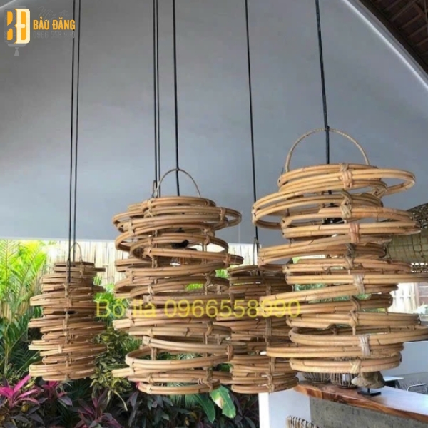 ĐÈN LỒNG MÂY TRE LỐC XOÁY