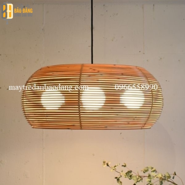 ĐÈN MÂY TRE CHỤP TRÒN