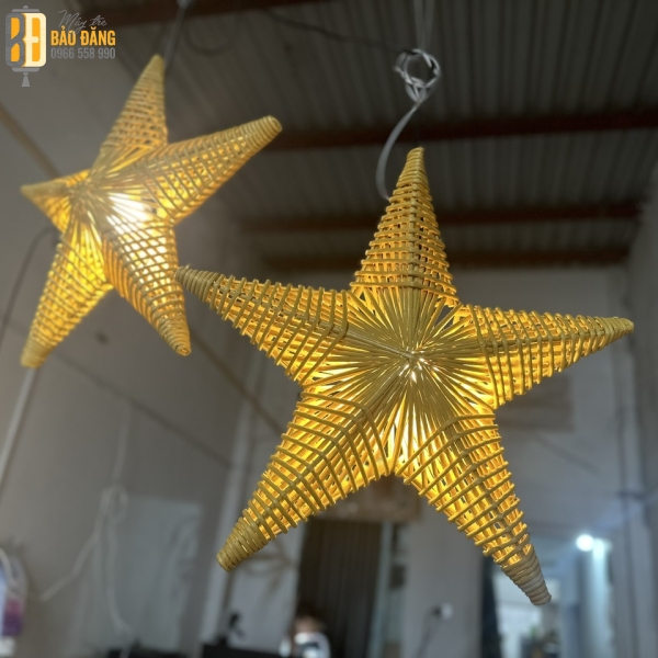 ĐÈN LỒNG MÂY TRE NGÔI SAO