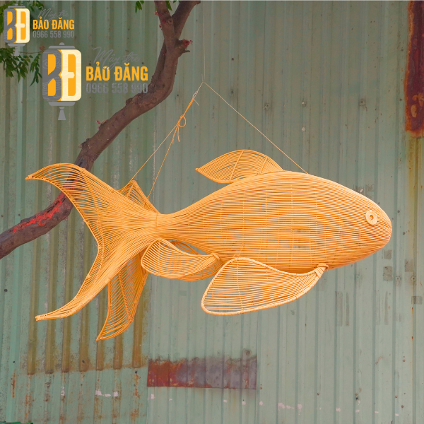 ĐÈN LÔNG MÂY TRE CÁ BỐN ĐUÔI