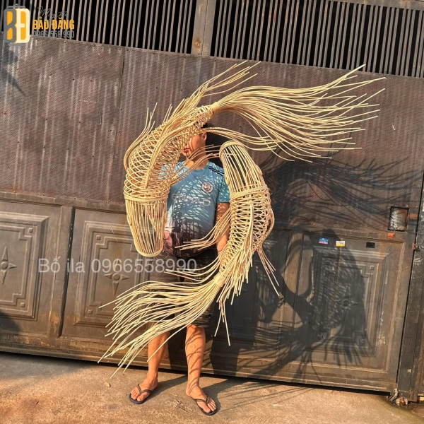 ĐÈN LỒNG CÁ CHÉP TUA RUA (SẮC ĐỎ)