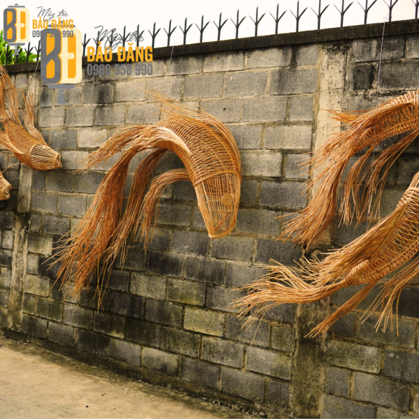 ĐÈN LỒNG CÁ CHÉP TUA RUA (SẮC ĐỎ)