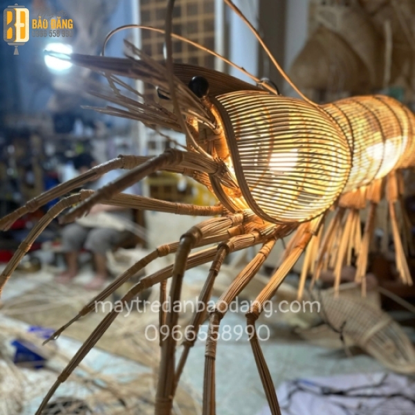 ĐÈN LỒNG MÂY TRE TÔM