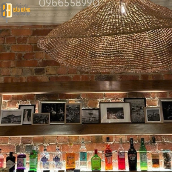 ĐÈN CHÀI ĐÁNH CÁ CHẤT LIỆU MÂY