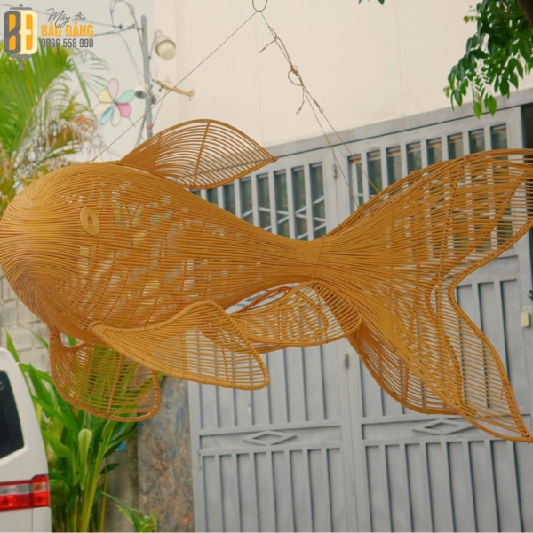 ĐÈN LÔNG MÂY TRE CÁ BỐN ĐUÔI