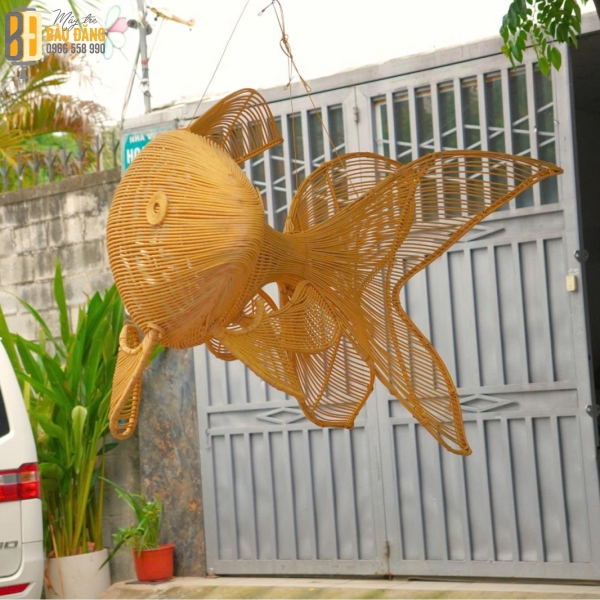 ĐÈN LÔNG MÂY TRE CÁ BỐN ĐUÔI