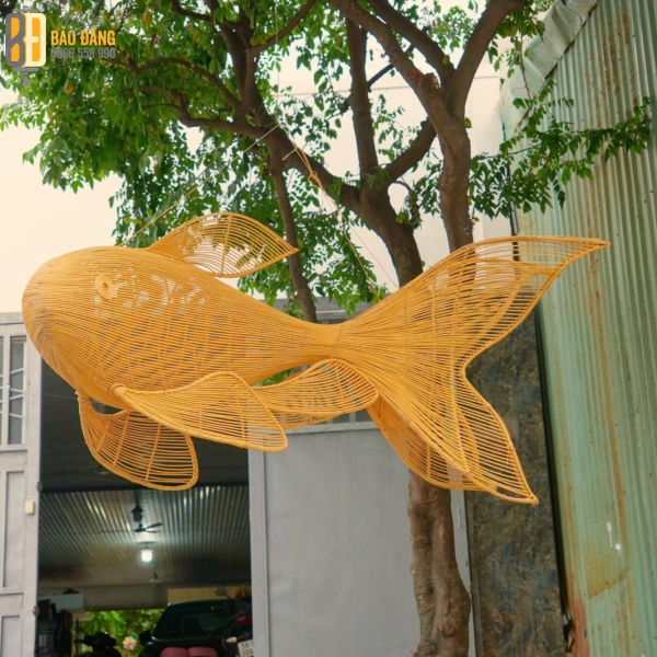 ĐÈN LÔNG MÂY TRE CÁ BỐN ĐUÔI