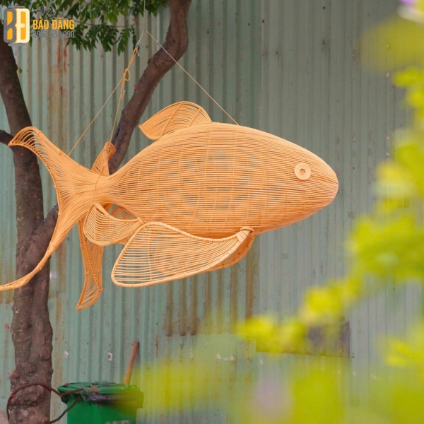 ĐÈN LÔNG MÂY TRE CÁ BỐN ĐUÔI